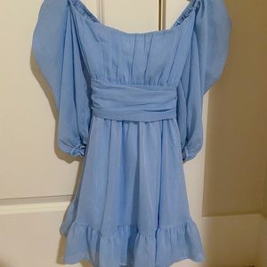 SOLD NWT lucy in the sky neia ruffle dress